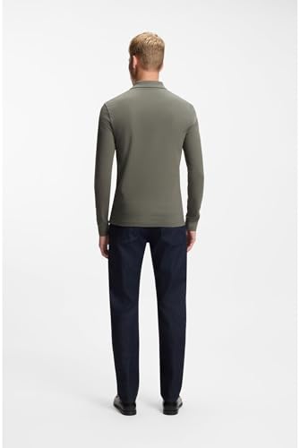 BOSS Hommes Passerby Polo Slim en piqué de Coton Stretch