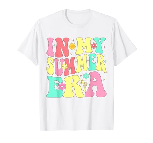 In My Summer Era Groovy Summer Break Vacation T-Shirt