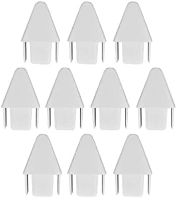 Weatherables Vinyl Picket Fence Caps – White Vinyl Caps for a Distinct, Finished Look, Made for 7/8in x 1.5in Picket Post (Dog-Ear, 10 Pack)