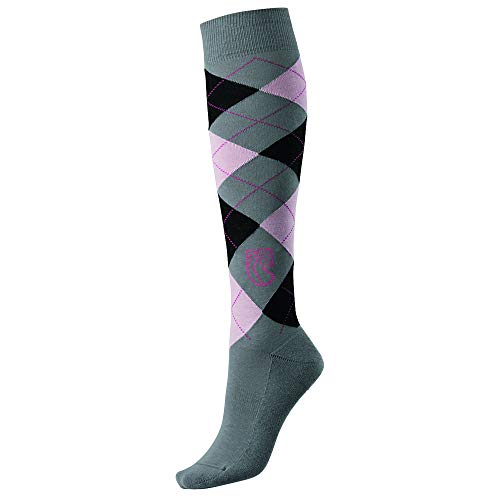 Image of Pramoda 3 Pairs Equestrian Riding Socks for Horse Riding & Tall Boot Knee High Socks for Women