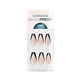 Dashing Diva Magic Press Nails - After Hours | Long, Coffin Shaped Press On Nails | Long Lasting...
