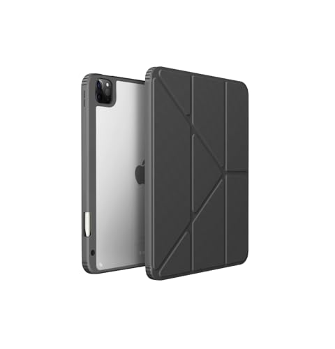 Étui iPad Pro 11 2024 UNIQ MOVEN Gris haut de gamme au design slim transparent