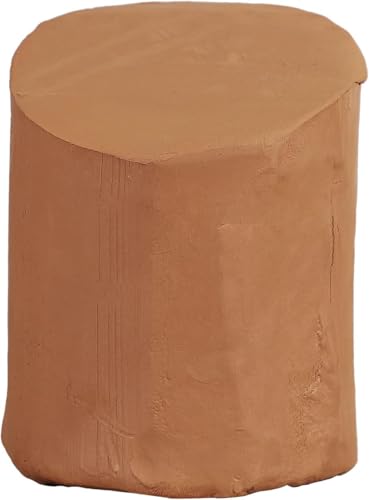 Deouss 50 lbs Low Fire Pottery Clay - Terra Cotta, Cone 06. Earthware Potters Throwing Clay.Ideal for Wheel Throwing,Hand Building,Firing and More,Pottery Clay for Sculpting,Beginners and Advance