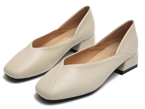 Niction PU Leather Flats for Women Casual Round Toe Flat Shoes Mary Jane Ballet Flats Shoes Cute Trendy Comfortable Dressy Work Flat 2025