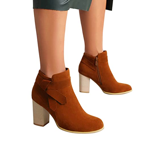 Stivali da Donna di Moda Spessi con Stivaletti con...