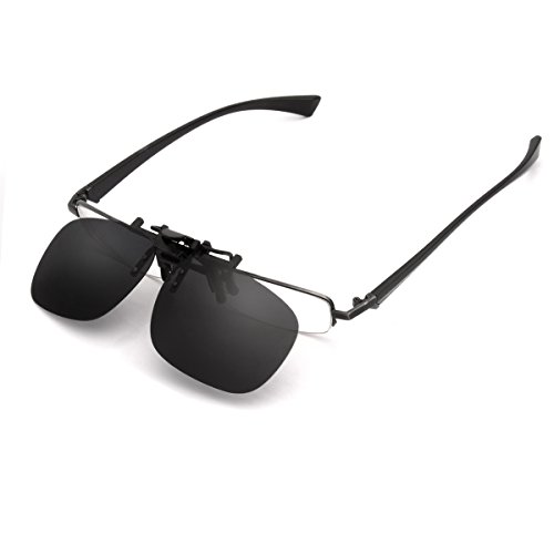 Punasi Polarized Clip-On Sunglasses Lenses For Prescription Glasses #TOP3