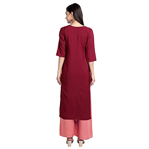 Image of Women's Crepe Regular Kurta