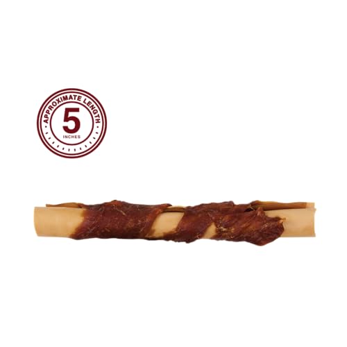 Image of SmartBones Chicken-Wrapped Sticks, Treat Your Dog to a Rawhide-Free Chew Made With Real Chicken and Vegetables, 8 Count (Pack of 24)