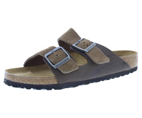 Image of Birkenstock Arizona Unisex Shoes Size 8, Color: Dark Tea