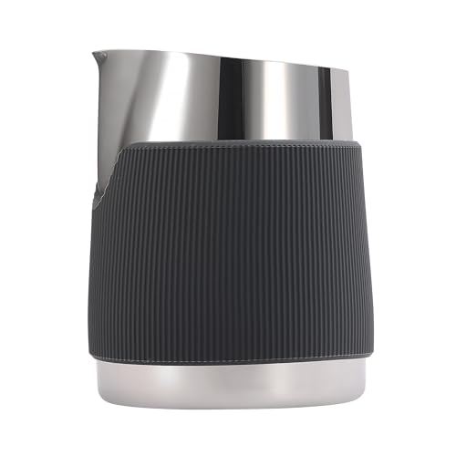 Normcore Handleless Milk Frothing Jug, Milk Pitcher 20.3 oz, Milk Frother Steamer Cup Stainless...