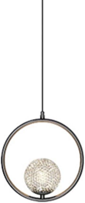 SANBDDLYY Nordic Minimalist G9 Chandelier - Metal Acrylic Pendant Light for Home & Commercial Use(Chrome)