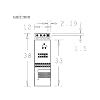 0.91 iic i2c Serial OLED LCD Display ssd1306 128x32 for arduino, esp32, avr, pic, and stm32 with Switch - arduino OLED Module