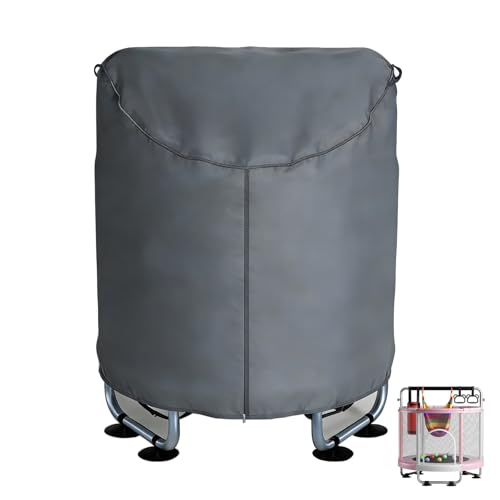 55in Kids Trampoline Cover, Fits 55" Round Trampoline, Waterproof, Black