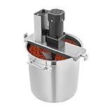 Jam Automatic Stirrer, 25L/6.6 Gal Stainless Steel Electric Mixer Machine with 4-Blade Scraper, Commercial Pot Seasoning Bottom Soup Sauce Stirrer for for Making Jam, Sauce
