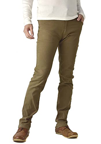 (フラグオンクルー) 超ストレッチ パンツ メンズ テーパードパンツ / B4O / M スリム・モカの商品画像（Amazon）