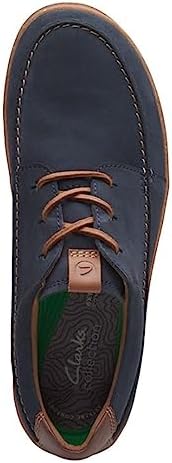 Clarks Men's Hodson Moc Oxford, Navy Suede, 9 | Image 6