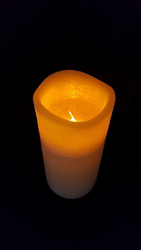 Decor Essentials LED Flameless Flickering Votive Tea Light Candles Battery Operated Fake Wedding Church Candles Party Christmas Home Decor (7.5cm x 12.5cm)