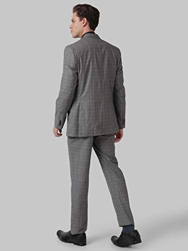 Image of Park Avenue Men's Wool Medium Grey Suits (PMDL03359-G5 40)