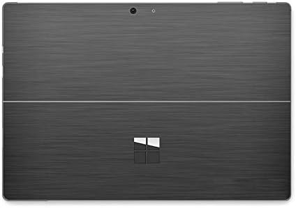 SopiGuard Skin for Microsoft Surface Pro 6 Precision - Adhesivo de vinilo de borde a borde (3M gris plomizo cepillado)