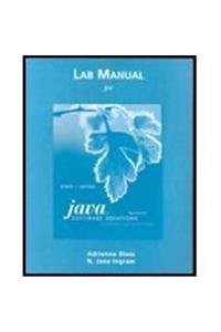 Paperback Lab Manual for Java Software Solutions: Foundations of Program Design Book