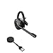 Produktbild Jabra Engage 55 Schnurloses, Convertibles Headset mit EarHook, Kopf- und Nackenbügel und Link 400 USB-A DECT-Adapter - Mikrofon mit Geräuschunterdrückung, Gehörschutz - UC kompatibel - Schwarz