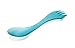 Light My Fire Original BPA-Free Tritan Spork with Full-Sized Spoon, Fork and Serrated Knife Edge, Transparent Blue