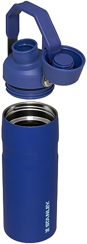 Image of Stanley IceFlow Fast Flow Water Bottle 16 oz | Angled Spout Lid | Lightweight and Leakproof for Travel and Sports | Insulated Stainless Steel | BPA-Free | Lapis