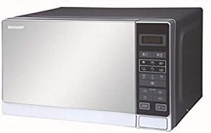 Sharp 20 Liters Digital Solo Microwave Oven with Auto Cooking Menu (Silver R-20MT(S))