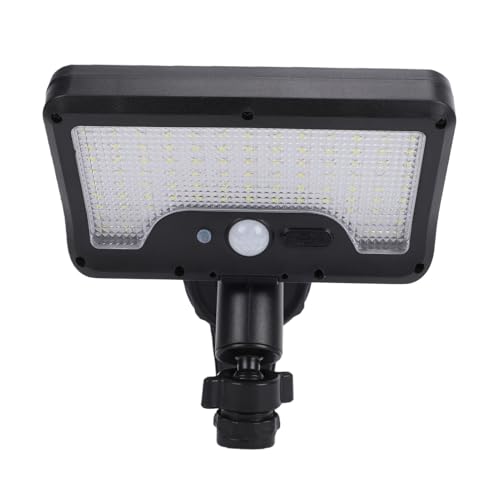 Lampe solaire étanche avec angle réglable, détecteur et aimant pour fixation extérieure