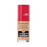 Covergirl Outlast Extreme Wear 3-in-1 Full Coverage Liquid Foundation, SPF 18 Sunscreen, Buff Beige, 1 Fl. Oz.