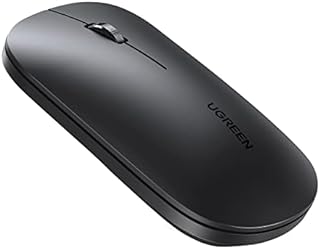 UGREEN Bluetooth Mouse Portable, Slimline USB 2.4G Wireless Mouse for Travel, Silent Smooth Click Bluetooth Mice, 4000 DPI 18-Month Battery Mouse Compatible with MacBook/Air iPad Pro/Air PC Chromebook