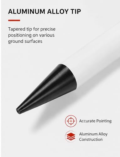 Poste de centrado y vara de aluminio para levantamientos topográficos 4