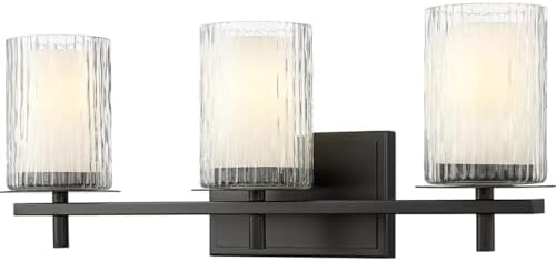 Z-Lite 1949-3V-MB Grayson Vanity, 3-Light 300 Total Watts, Matte Black