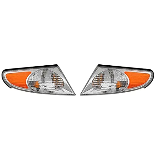 For Toyota Solara 2002 2003 Park/Signal Light Assembly Pair Driver and Passenger Side w/Bulbs For TO2520166 TO2521166