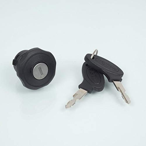 Teknix Bouchon Essence Cyclo Compatible avec Peugeot 103 Reservoir 3l7 (2 cles)