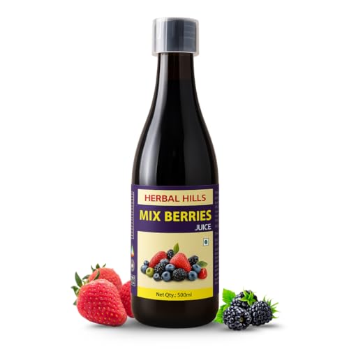 Image of Herbal Hills Mix Berry Juice (500 Ml Pack of 1)