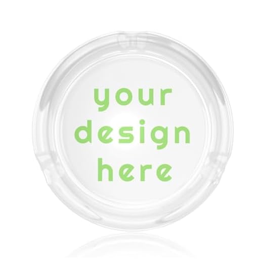 Custom Glass Ashtray Personalized Ashtray Custom Ash Tray Business Ash Tray Outdoors Clay To Make Ashtray White