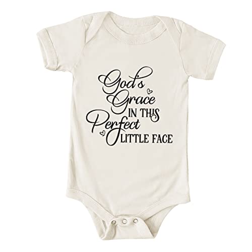 FastDeliveryTees God's Grace In This Perfect Little Face Baby Onesie