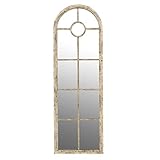 Großer Standspiegel im Stil eines Sprossenfensters