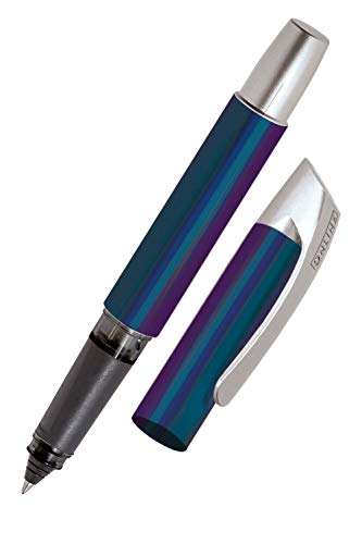 Online Rollerball Campus Miracle - Bolígrafo roller con mango ergonómico, cartuchos de tinta estándar, para diestros y zurdos, para escuela, universidad, escritura múltiple, 1 unidad (1 unidad)