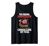 Divertida línea de cruceros Norwegian Camiseta sin Mangas