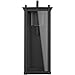 Capital Lighting 934611BK-GL Hunt - 15 Inch 1 Light Outdoor Wall Mount, Black Finish with Clear Glass
