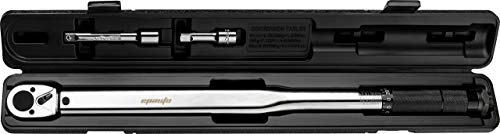 EPAuto 1/2" Drive Click Torque Wrench, 25~250 ft./lb, 33.9 338.9 N/m