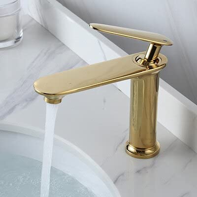 Grifo del lavabo del baño LWX en acabado cepillado para lavamanos