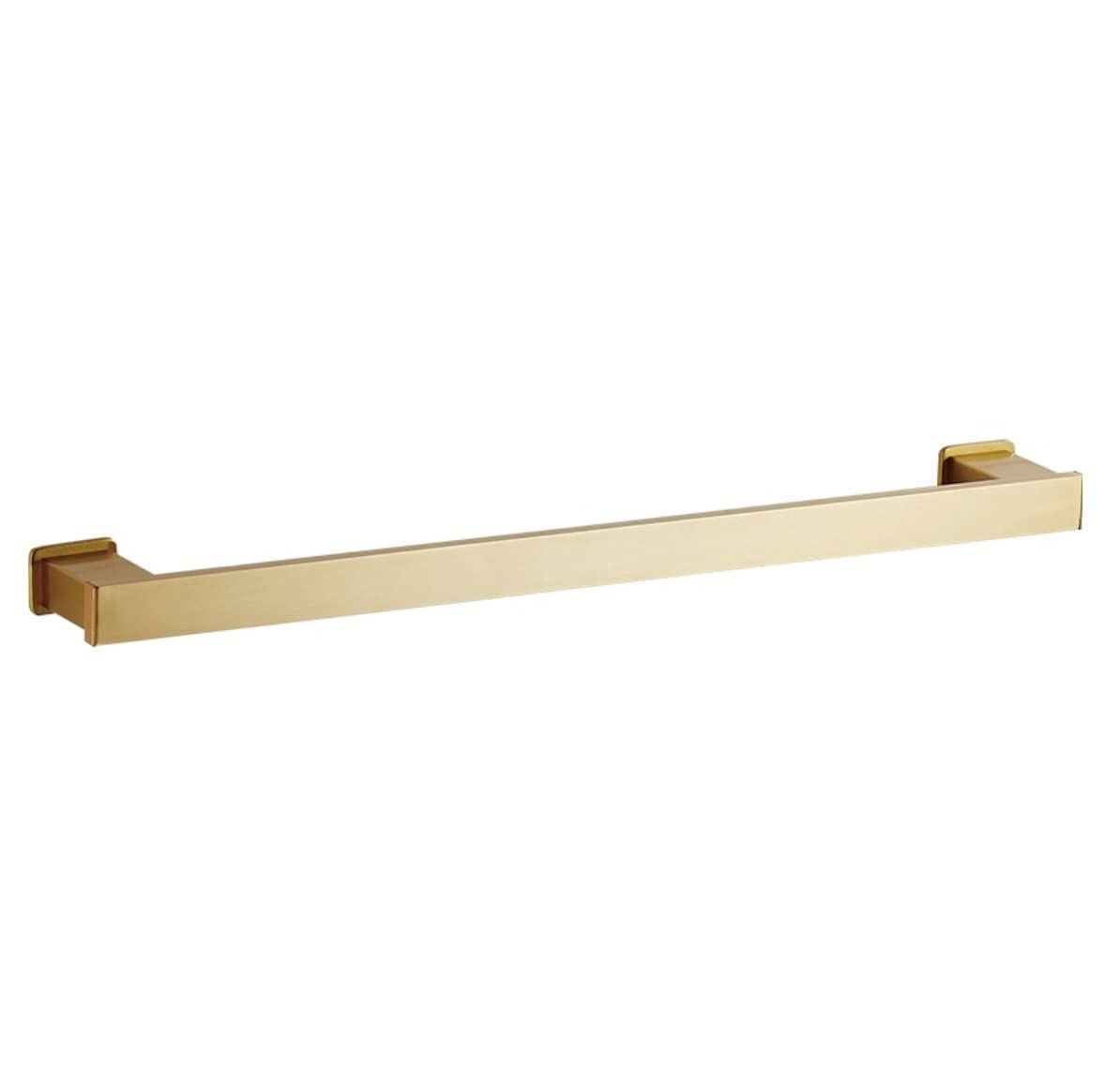 Porte-serviettes doré 60cm en aluminium brossé haut de gamme pour intérieur chic