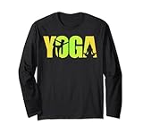 Photo Gallery joke yoga vintage tramonto testo sassy sarcastic yoga joke maglia a manica Photo Gallery joke yoga vintage tramonto testo sassy sarcastic yoga joke maglia a manica