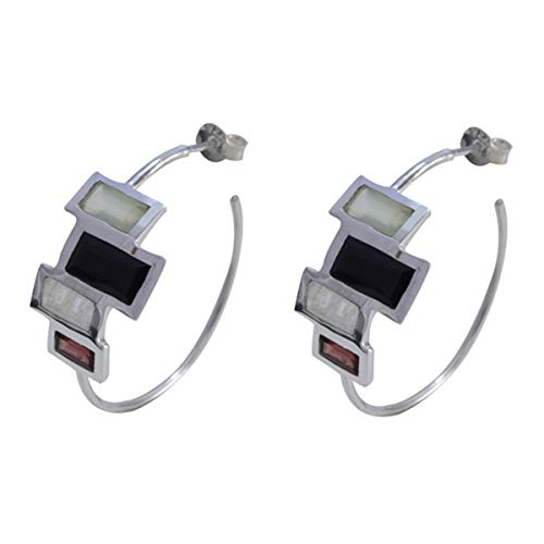 Boucle d'oreille multi en argent sterling pour sublimer vos tenues de soirée et quotidiennes