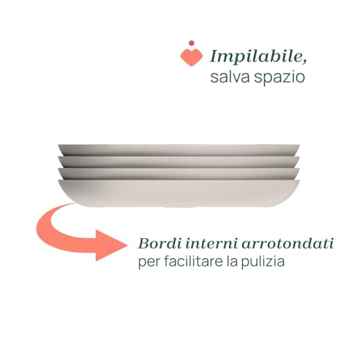 Chicco Portioned Plate Piatto Porzionato 12M+ Colore Grigio - 3