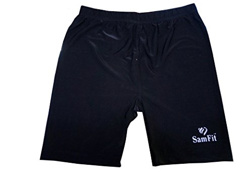 Image of BELCO Sam Fit Black Skin Tights Half Shorts
