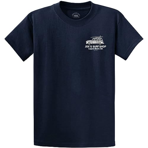JOES SURF SHOP Men's South County Logo Heavyweight Tees2